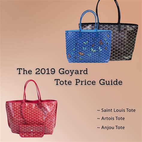 goyard prices 2019 france